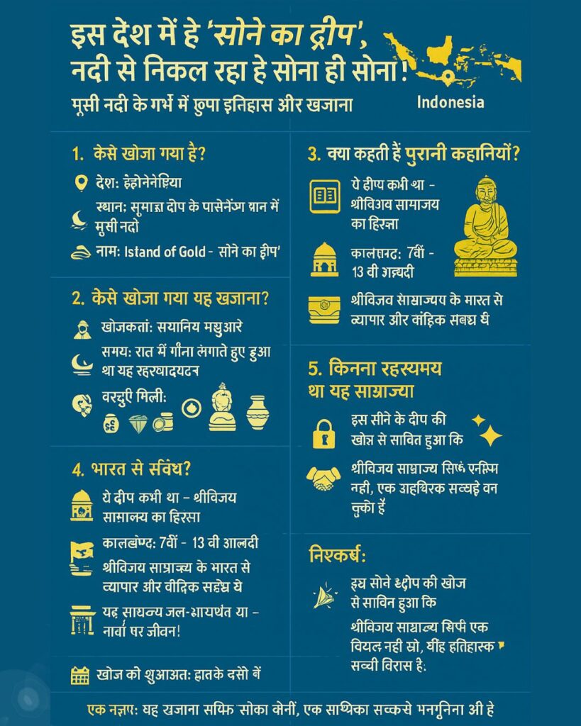 इस देश में है 'सोने का द्वीप', नदी से निकल रहा सोना ही सोना