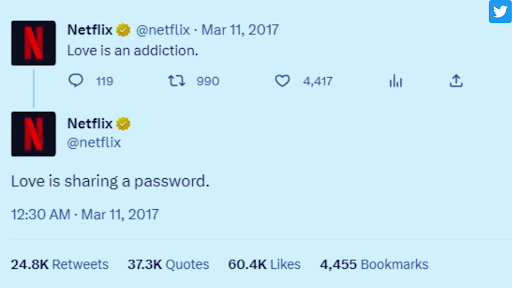 netflix password